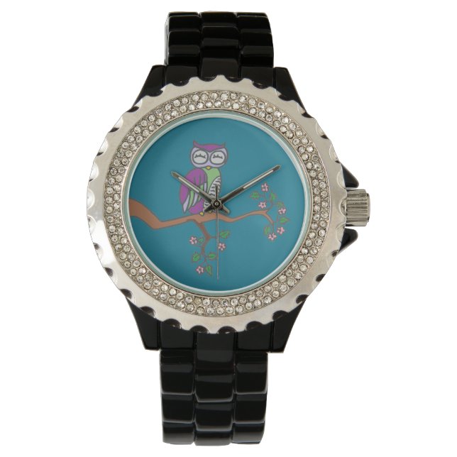 Schlemmerparadies am Abend Niedliche Kunst Armbanduhr (Vorderseite)
