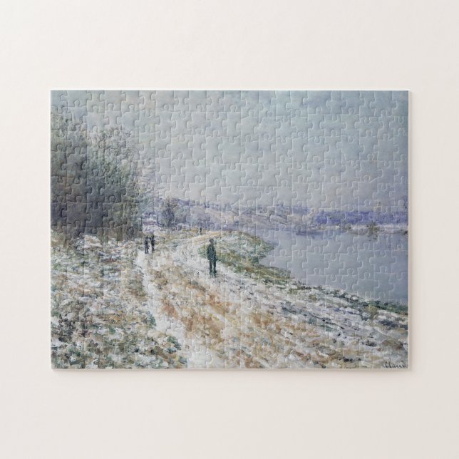 Schlemmerweg beim Argenteuil Winter Monet Kunstvol (Horizontal)
