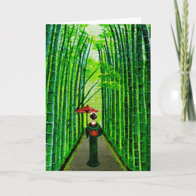 "Schlendernde Schönheit " Karte (Vorderseite)