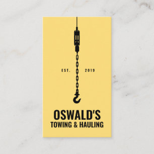 Schlepp- und Abschleppdienst Visitenkarte