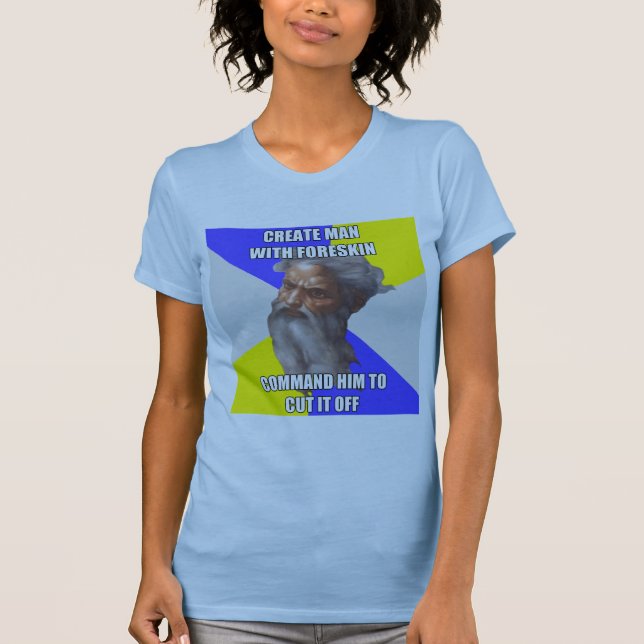 Schleppangel-Gott-Beschneidung T-Shirt (Vorderseite)