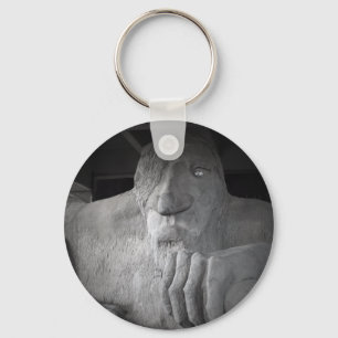 Schleppangel Keychain Seattles Fremont Schlüsselanhänger