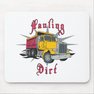 Schleppen des Schmutz-Kippers Mousepad