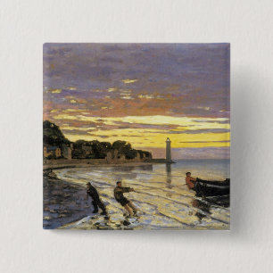 Schleppen eines Bootes, Honfleur Button