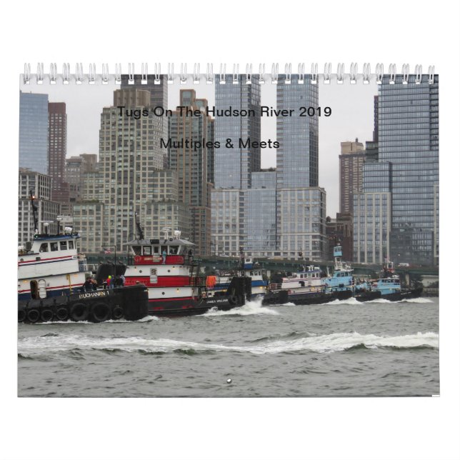 Schlepper auf dem Hudson 2019 Kalender (Titelbild)