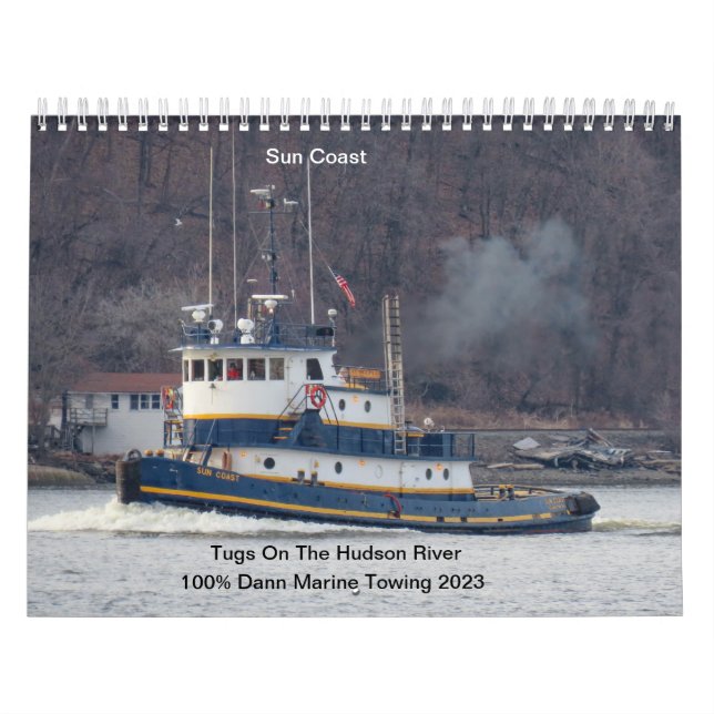 Schlepper auf dem Hudson River 2023 Dann Marine To Kalender (Titelbild)