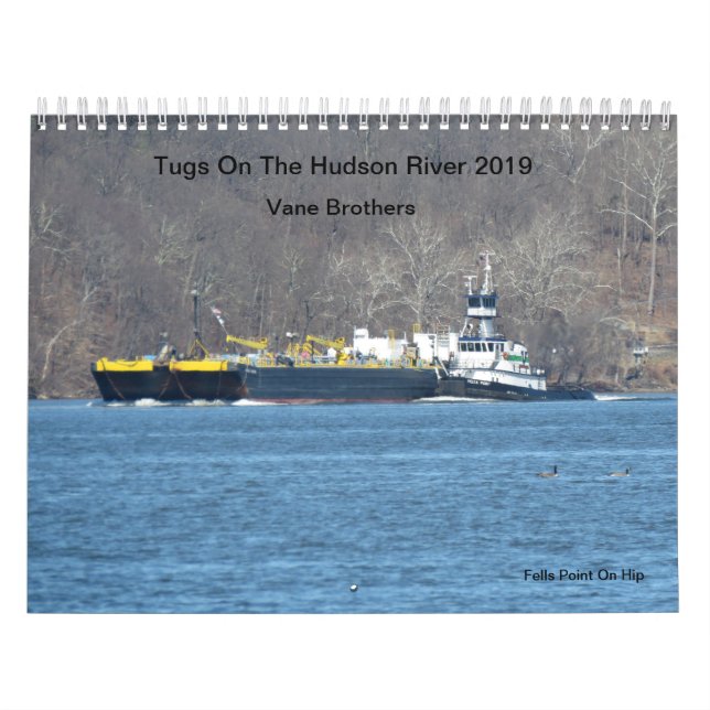 Schlepper auf den Hudsonschaufel-Brüdern 2019 Kalender (Titelbild)