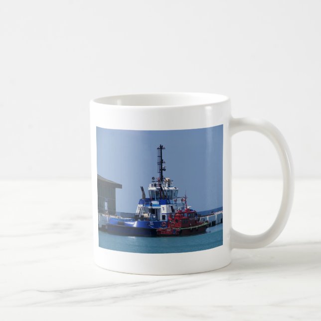 Schlepper-Boot und Versuchsboot Kaffeetasse (Rechts)