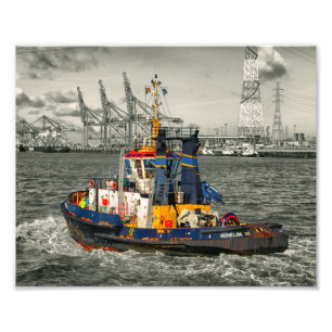 Schlepper Fotodruck