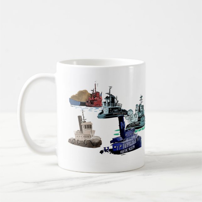 Schlepper-Gemisch Kaffeetasse (Links)