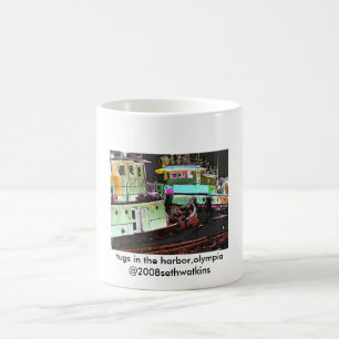 Schlepper im Hafen, Olympia2, Schlepper im harbo Kaffeetasse