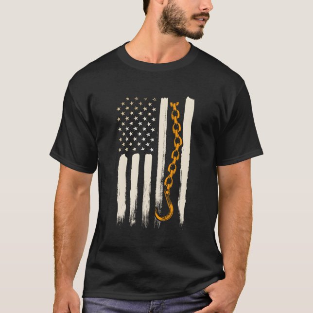 Schleppfahrer geben Bild auf der Rückseite des Shi T-Shirt (Vorderseite)