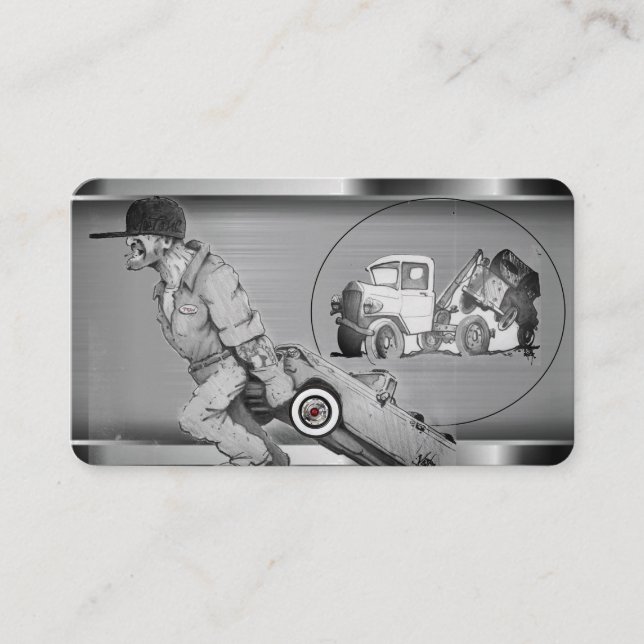 Schleppkarte Visitenkarte (Vorderseite)