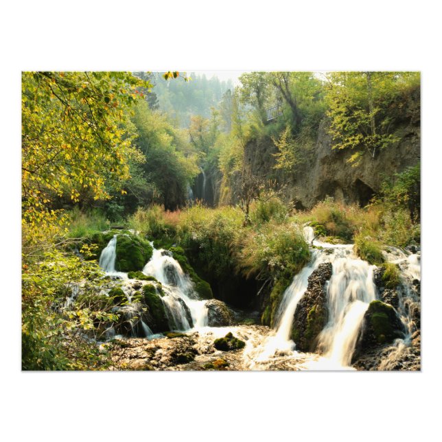 Schleppnetzfälle Speerfisch Canyon South Dakota Fotodruck (Vorne)