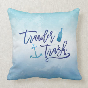 Schleppnetzfischer-Abfall Kissen