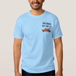 Schleppseil-LKW-Fahrer-gesticktes Shirt