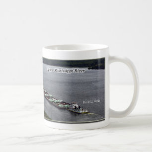 Schleppseile, die obere Mississippi-Tasse führen Kaffeetasse