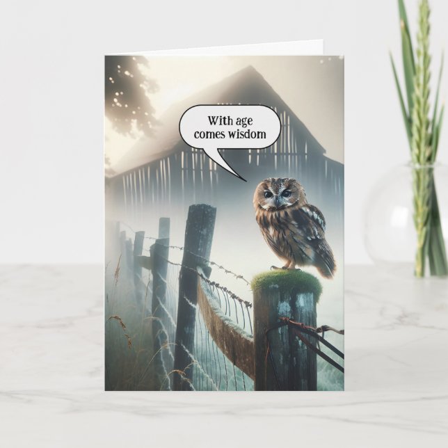 Schlepptau für ältere Generation Karte (Vorderseite)