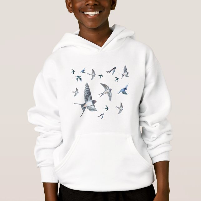 Schleppvögel Hoodie (Vorderseite)