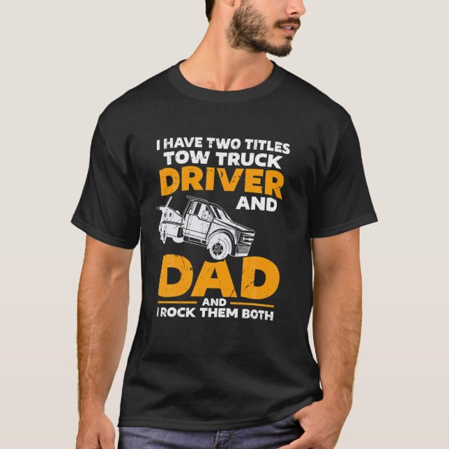 Schleppwagen für Mens - Vater für Schleppwagen T-Shirt (Vorderseite)