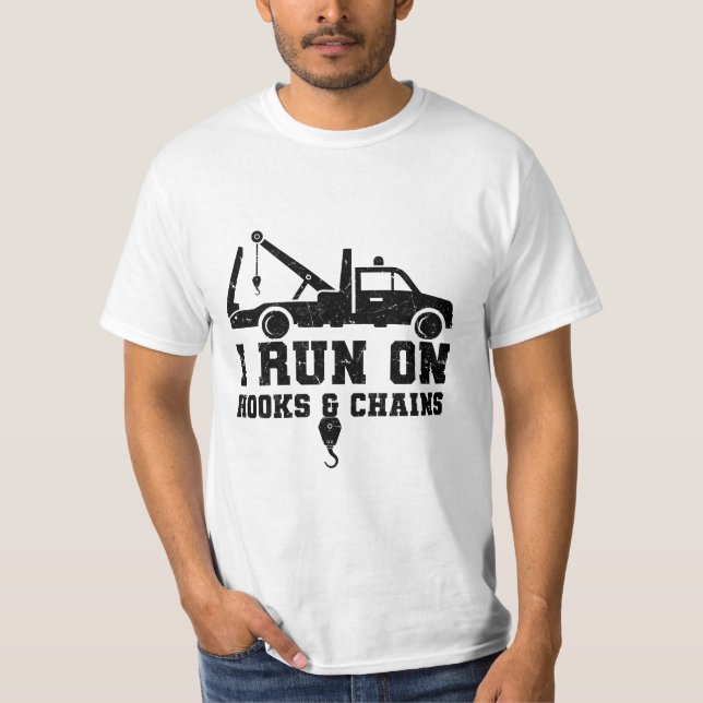 Schleppwagen | Schleppwagen Aufschlüsselung Gesche T-Shirt (Vorderseite)