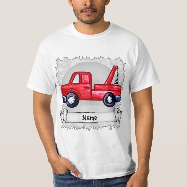 Schleppwagen T-Shirt (Vorderseite)