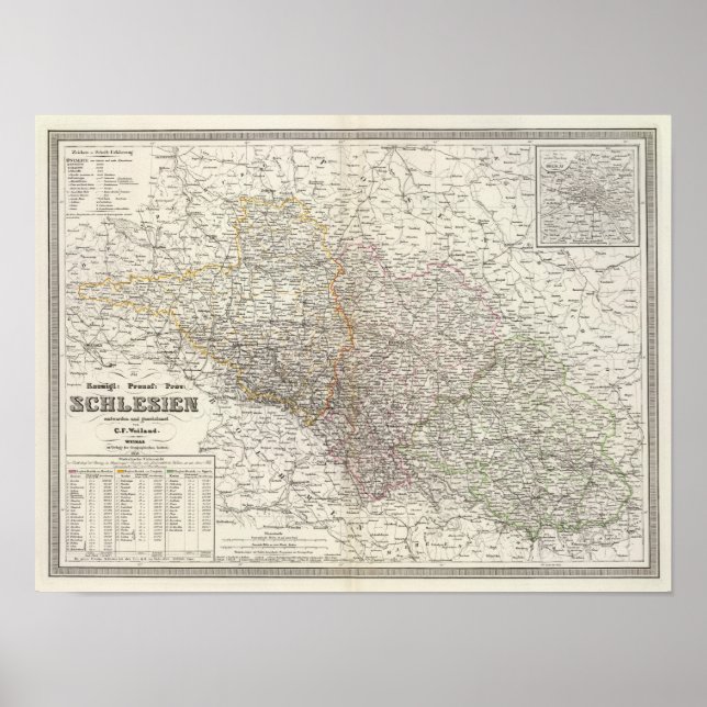 Schlesien Poster (Vorne)