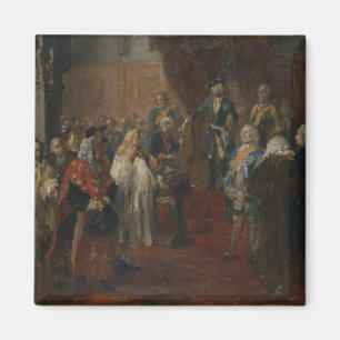 Schlesische Ehrerbietungsszene, 1855 Magnet