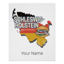 Schleswig-Holstein Deutschland Bundesstaatlicher S Poster