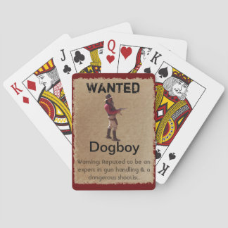 Schleuderer des Westens - Dogboy spielen Karten Spielkarten