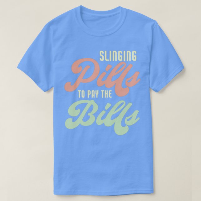 Schleudertabletten zur Bezahlung der Rechnungen Fu T-Shirt (Design vorne)