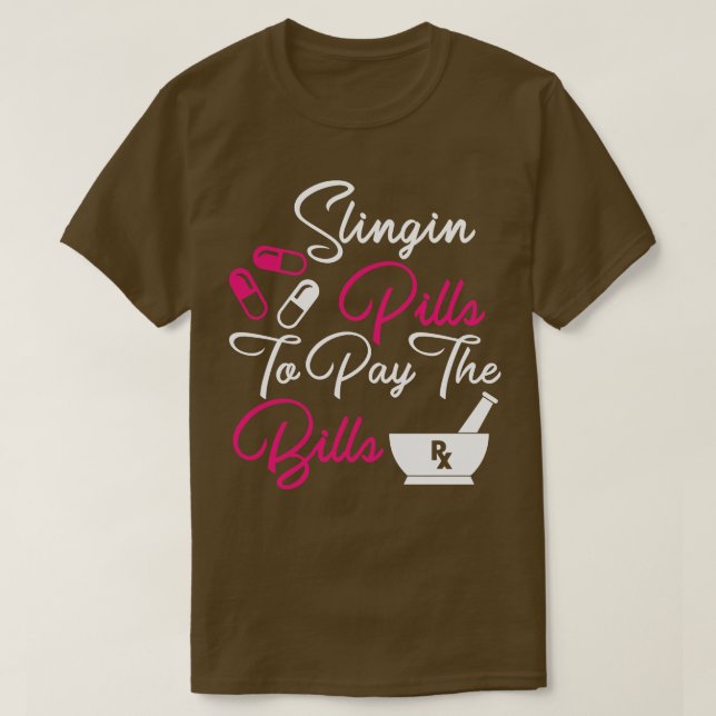 Schleudertabletten zur Bezahlung der Rechnungen Wi T-Shirt (Design vorne)