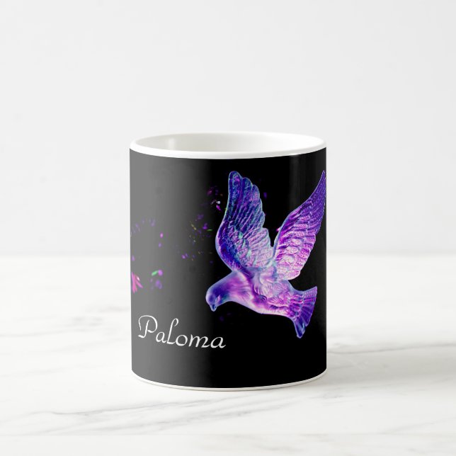 Schleudertaube personalisiert kaffeetasse (Mittel)