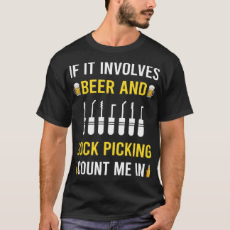 Schleuse für Bier- und Schleusenpickklemme T-Shirt