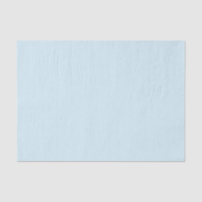 Schlicht Baby Blue Christmas Seidenpapier (Vorderseite)