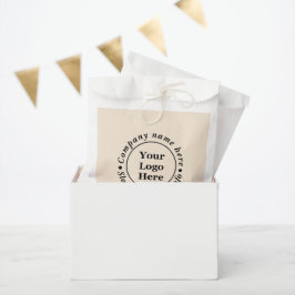 schlicht beige-minimalistisch geschenktütchen