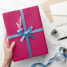 Schlicht Berry Pink Farbton Tone Geschenkpapier