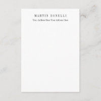 Schlicht Beruflich Schwarz/Weiß Minimalistisch