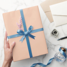 Schlicht Blush Apricot Peach Farbton Tone Geschenkpapier