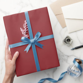 Schlicht-Brick-Farbton Geschenkpapier