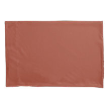 Schlicht-Brick-Rot-Pillowcase