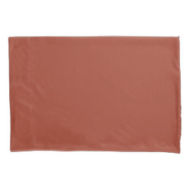 Schlicht-Brick-Rot-Pillowcase Kissenbezug
