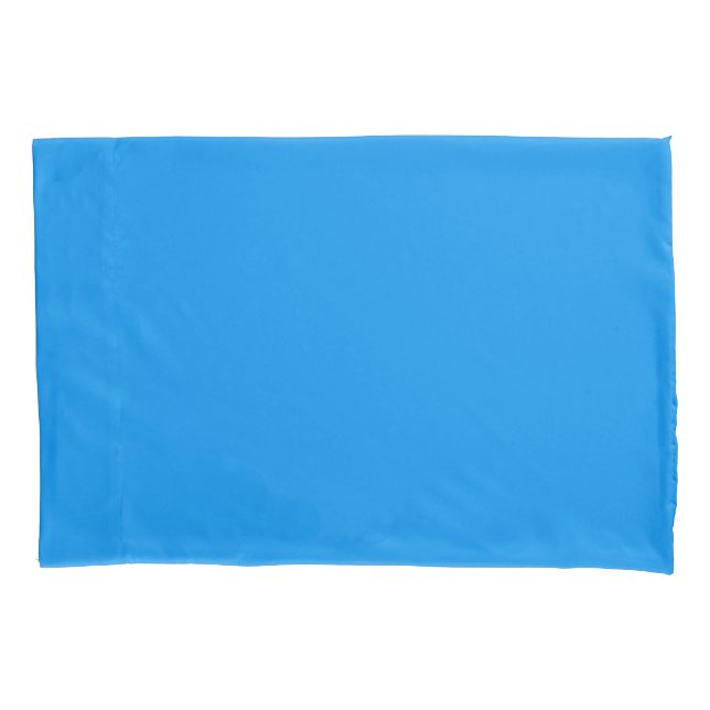 Schlicht Bright Blue Kissenbezug (Vorderseite)
