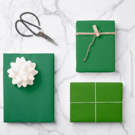 Schlicht Dartmouth La Salle Green Shades 3 Tones Geschenkpapier Set