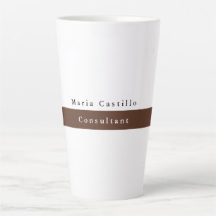 Schlicht Eleganbraun Minimalistisch Milchtasse