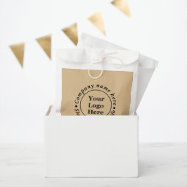 Schlicht, elegant braun geschenktütchen