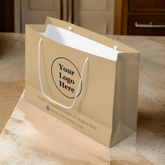 Schlicht, elegant braun große geschenktüte (Von Creator hochgeladen)