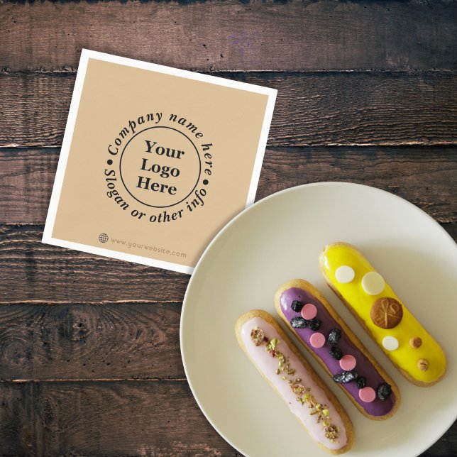 Schlicht, elegant braun serviette (Von Creator hochgeladen)