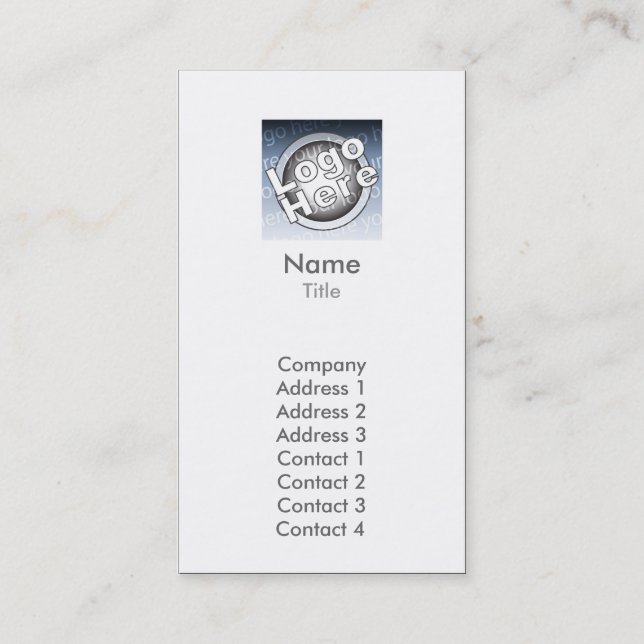 Schlicht - Geschäft Visitenkarte (Vorderseite)