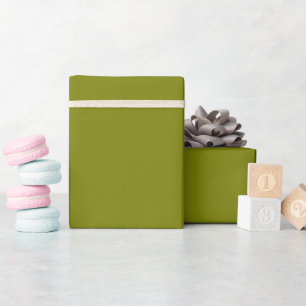 Schlicht grüne Dill Pickle Geschenkpapier